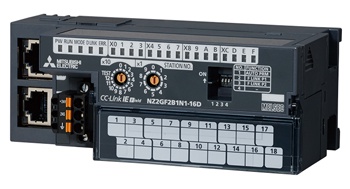 三菱cc-link模塊  | NZ2GF2B1N1-16D |16點 DC24V輸入|遠程模塊|1線式、可接三個擴展模塊
