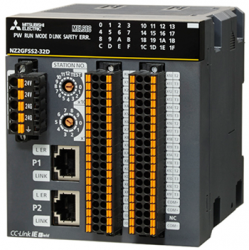 三菱cc-link NZ2GFCF1-32D 32點 DC24V（漏型）輸入，遠程模塊、FCN式